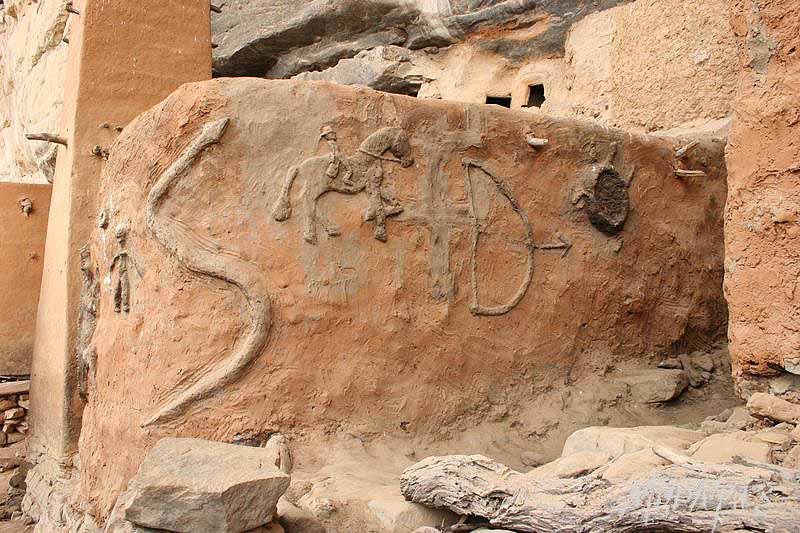 Mud Maps Africa Dogon 3782